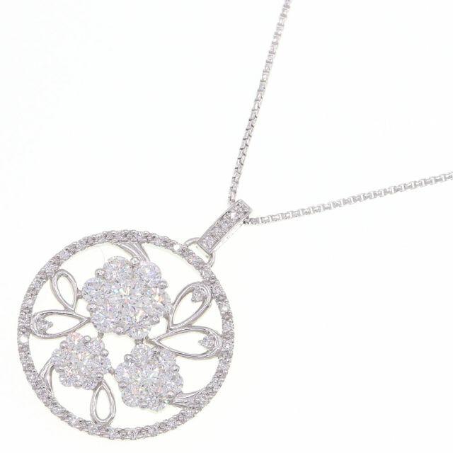 ラソマ ネックレス フラワーモチーフ D2.30ct 花