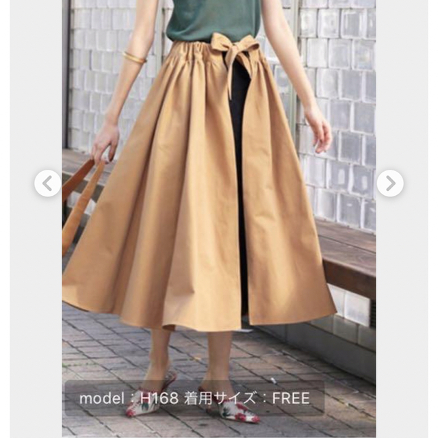 Ameri VINTAGE(アメリヴィンテージ)のAMERI  NATALIE 2WAY FLARE SKIRT レディースのスカート(その他)の商品写真