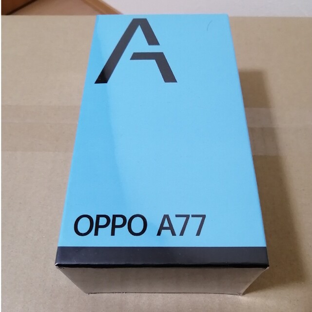 OPPO新品・未開封 OPPO A77 ブラック SIMフリー