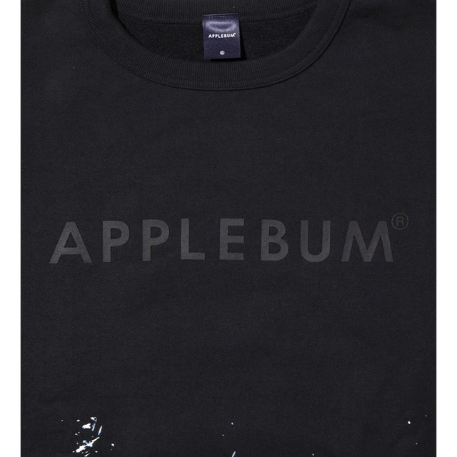 APPLEBUM(アップルバム)のapplebum Splash Crew Sweat ブラック XL トレーナー メンズのトップス(スウェット)の商品写真