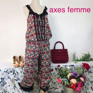 アクシーズファム(axes femme)のアクシーズらしい可愛らしさで、普段の生活に彩りを。気持ちが上がります。(オールインワン)