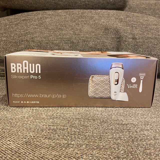 BRAUN(ブラウン)のbraun ブラウン　脱毛器　シルクエキスパートPro5  PL-5137 コスメ/美容のボディケア(脱毛/除毛剤)の商品写真