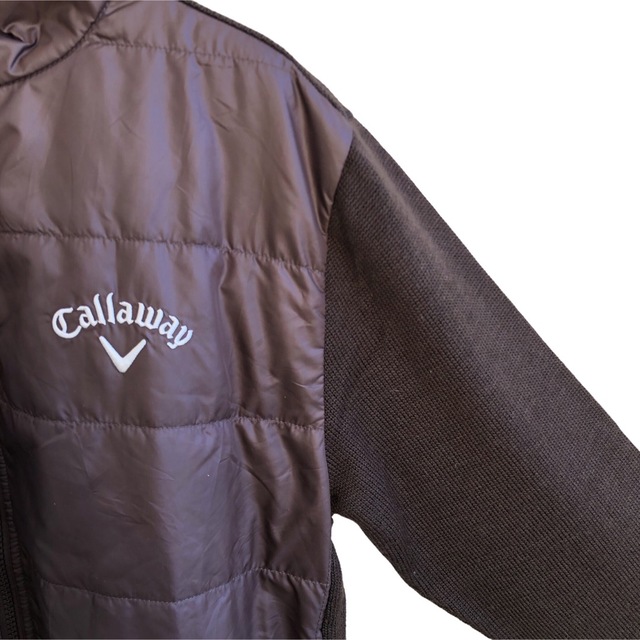 Callaway(キャロウェイ)の【美品】callaway キャロウェイ  ジップ　ジャケット　ニット　ブルゾン レディースのジャケット/アウター(ブルゾン)の商品写真