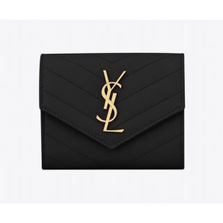 サンローラン(Saint Laurent)のモノグラム コンパクト スリーフォールド ウォレット(財布)