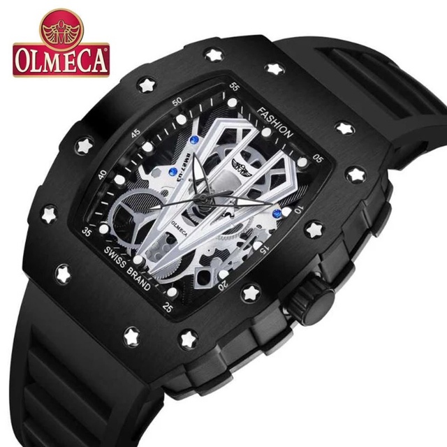 OLMECA スイスブランド　ラグジュアリー　ミリタリー腕時計　ステンレス製