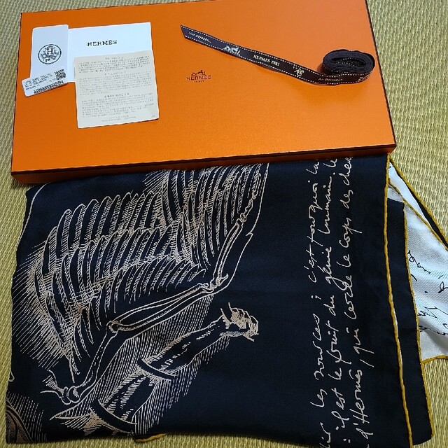 レディースHERMES カレジュアン カレウォッシュ 140  ペガサスのカット