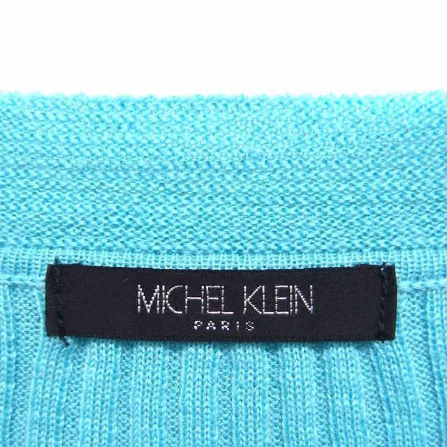 MICHEL KLEIN(ミッシェルクラン)のミッシェルクラン MICHEL KLEIN リブ ニット セーター 長袖 38 レディースのトップス(ニット/セーター)の商品写真