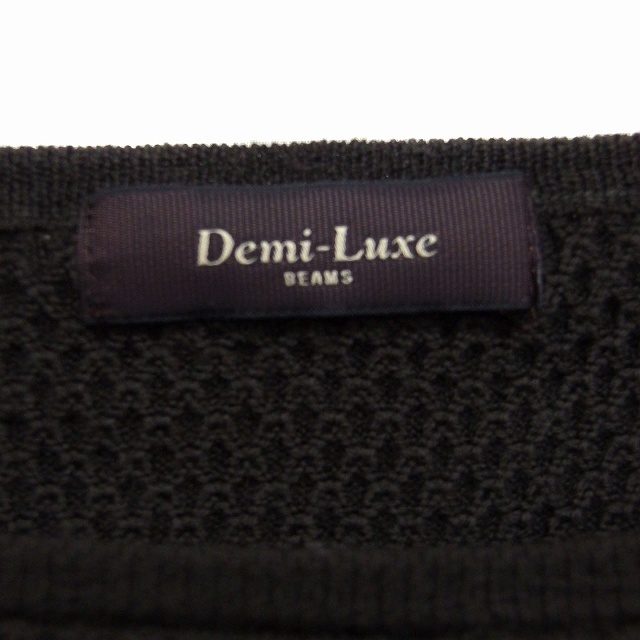 Demi-Luxe BEAMS(デミルクスビームス)のデミルクス ビームス Demi-Luxe BEAMS ワッフル ニット セーター レディースのトップス(ニット/セーター)の商品写真