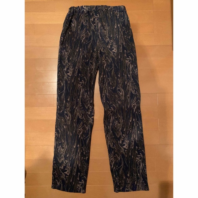 LiNoH /MULTI PRINT PLEATS STRAIGHT PANTS