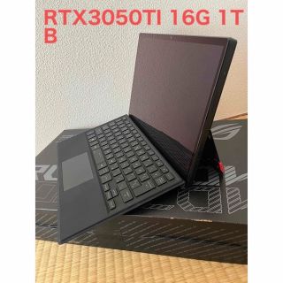 エイスース(ASUS)の極美品 ほぼ未使用 ASUS rog flow z13 16gb 1TB (ノートPC)