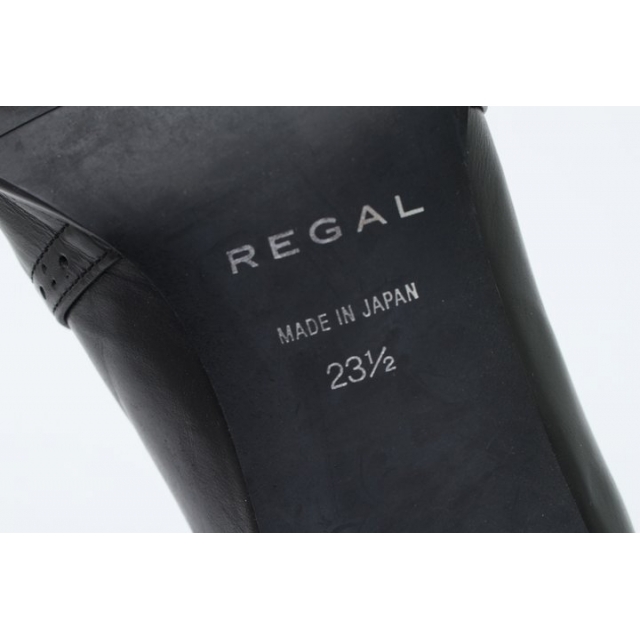 REGAL(リーガル)のリーガル ブーティ ウィングチップ ビジネスシューズ 日本製 シューズ 靴 レディース 23.5cmサイズ ブラック REGAL レディースの靴/シューズ(ブーティ)の商品写真