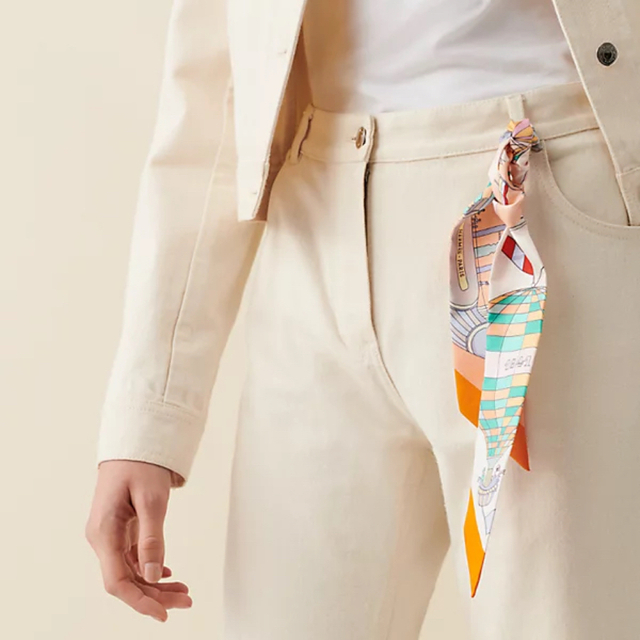 定価以下!◇HERMES◇エルメス シルクスカーフ Twilly ツイリー | www