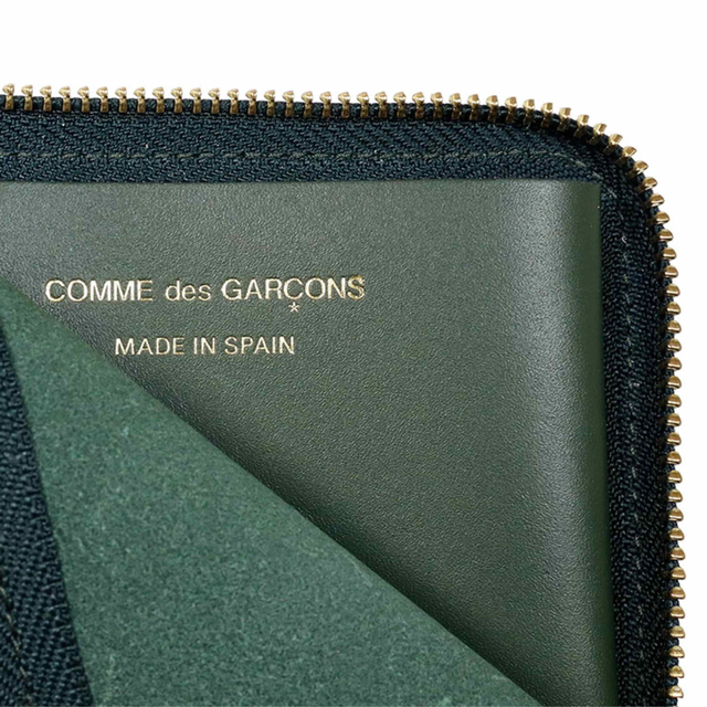 新品 コムデギャルソン ウォレット SA2110 グリーン 財布 レザー 緑