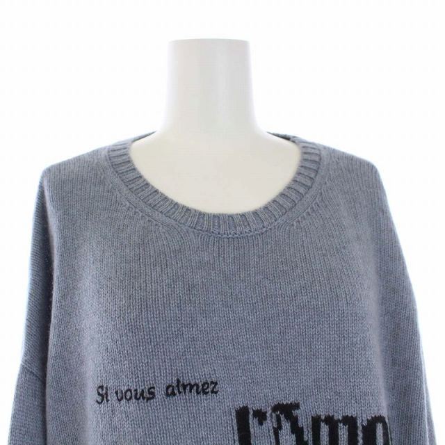 クリスチャンディオール カシミヤ ニット セーター 長袖 ダメージ加工