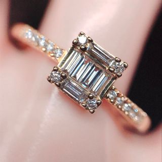 ベルシオラ K18 ダイヤモンド リング 0.12ct BELLESIORA