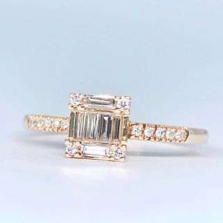 ベルシオラ K18 ダイヤモンド リング 0.12ct BELLESIORA