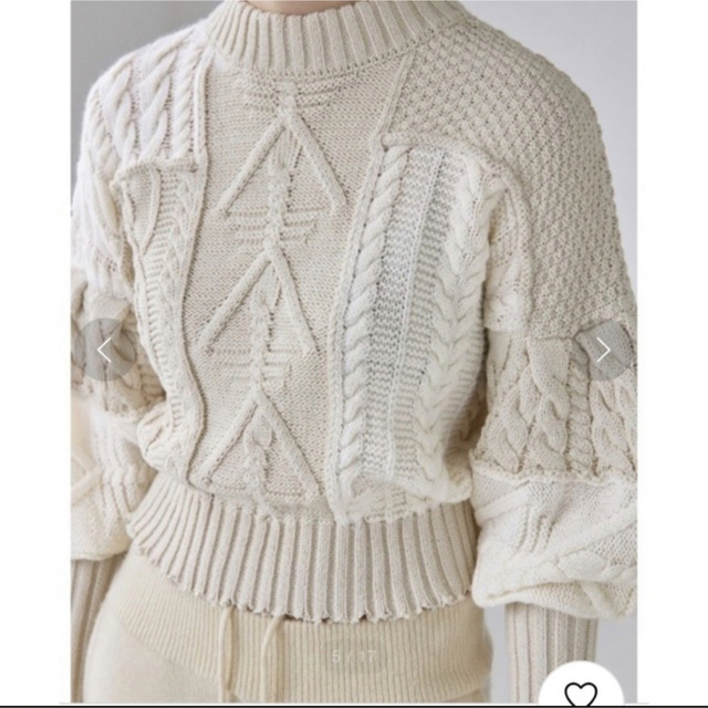 TODAYFUL(トゥデイフル)のTODAYFUL パッチワークパフニット　Patchwork Puff Knit レディースのトップス(ニット/セーター)の商品写真