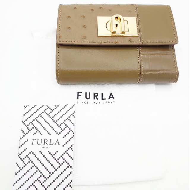 Furla - 【キズあり】FURLA フルラ ３つ折り 財布 カーキブラウンの ...