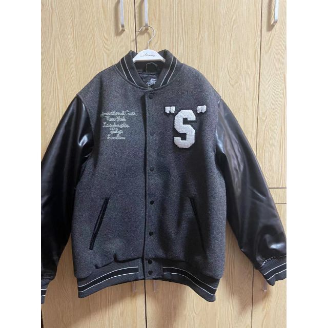 買得 STUSSY STUSSY 25周年記念 スタジャン ブラック USA製 スタジャン