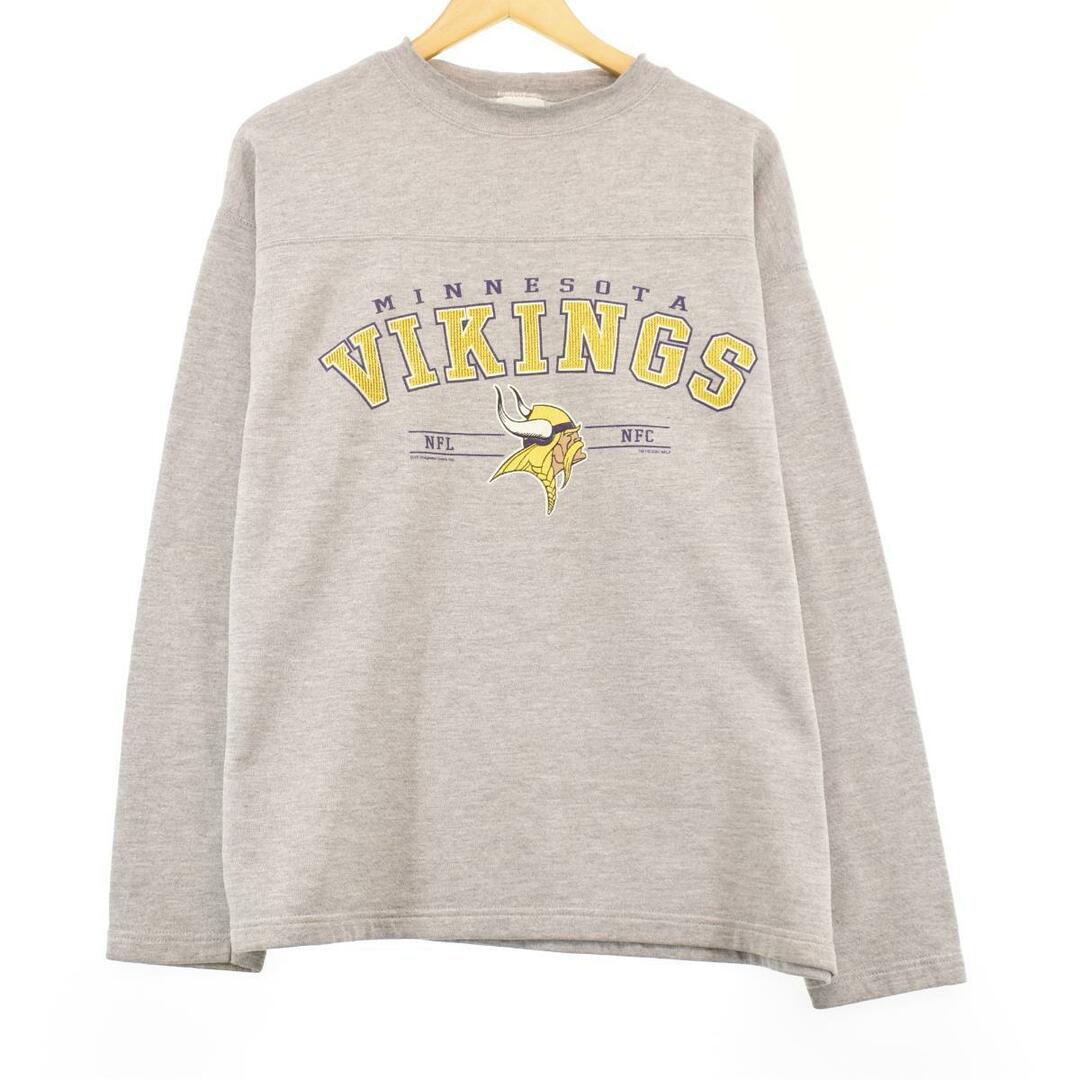 CSA NFL MINNESOTA VIKINGS ミネソタバイキングス プリントスウェットシャツ トレーナー メンズL /eaa287904