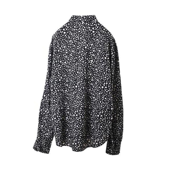 美品 サンローラン レオパード長袖シャツ 39 SAINTLAURENT