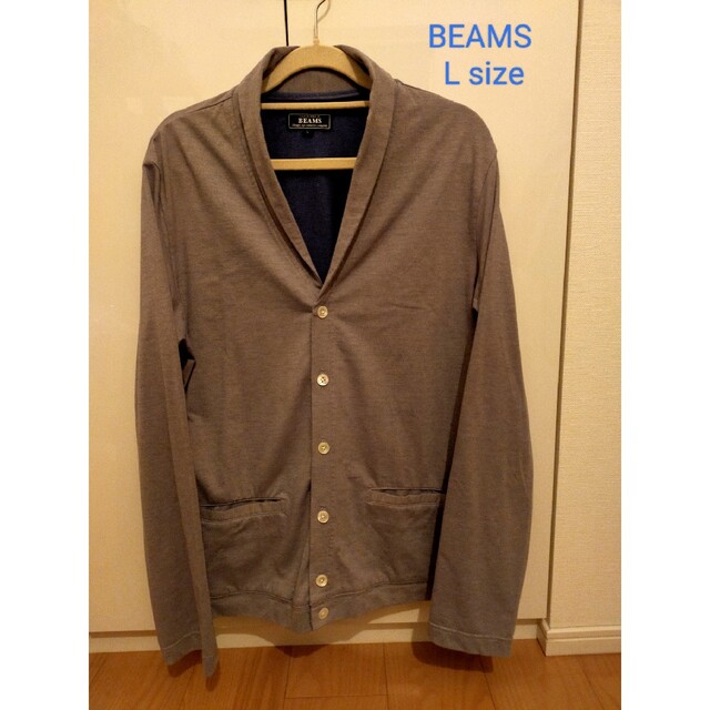 BEAMS(ビームス)のBEAMS MENS L コットンジャケット カジュアルジャケット レディースのジャケット/アウター(テーラードジャケット)の商品写真