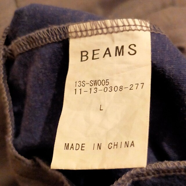 BEAMS(ビームス)のBEAMS MENS L コットンジャケット カジュアルジャケット レディースのジャケット/アウター(テーラードジャケット)の商品写真