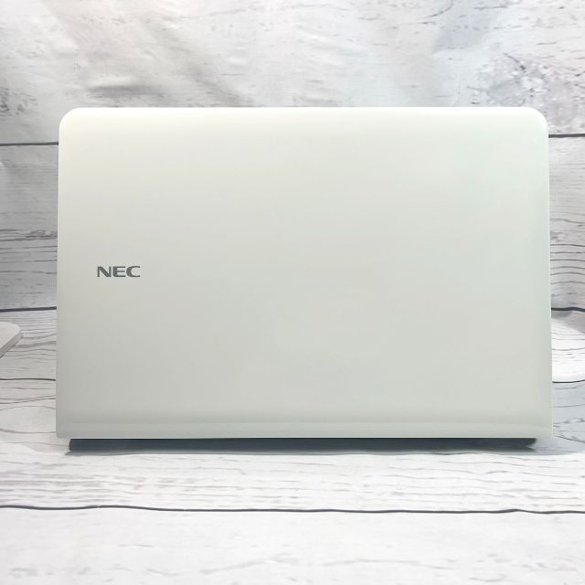 NEC(エヌイーシー)のWEBカメラ搭載⭐️メモリ8GB⭐️在宅ワーク⭐NEC⭐ホワイト⭐ノートパソコン スマホ/家電/カメラのPC/タブレット(ノートPC)の商品写真