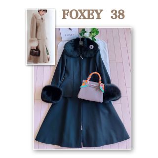 ゜゜・】 FOXEY - FOXEY 2019年ミンク付きカシミヤジャケット38極美品 ...