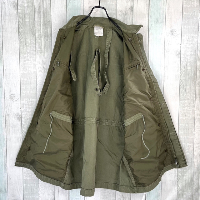 ヴィンテージ ミリタリー イタリア陸軍 フィールドコート カーキ XL