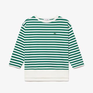 ラコステ(LACOSTE)のLACOSTE ボーダーチュニックTシャツ(Tシャツ/カットソー(七分/長袖))