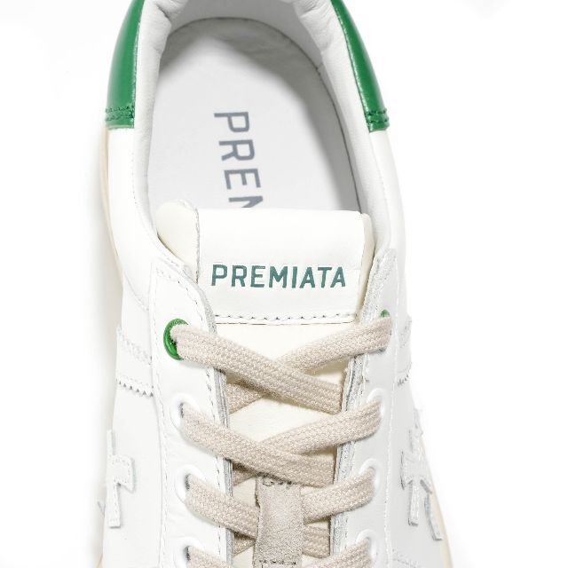 PREMIATA - 新品 PREMIATA RUSSEL レザースニーカー ホワイト 43の通販