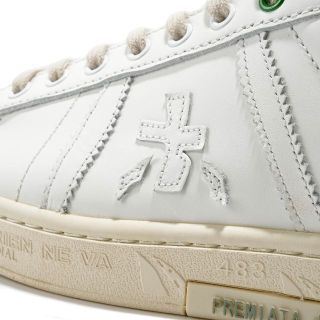 PREMIATA - 新品 PREMIATA RUSSEL レザースニーカー ホワイト 43の通販