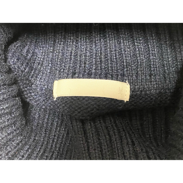 GU(ジーユー)のGU  タートルネックセーター  ネイビー メンズのトップス(ニット/セーター)の商品写真