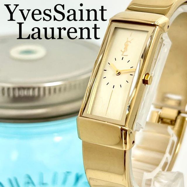 YSL YVESAINTLAURENT イヴ・サンローラン 腕時計 ゴールド