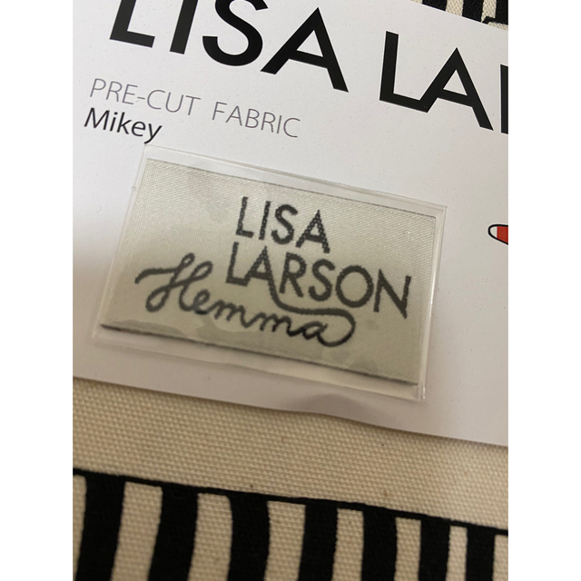 Lisa Larson(リサラーソン)のリサラーソン カットクロス 3枚セット  生地 ハンドメイドの素材/材料(生地/糸)の商品写真