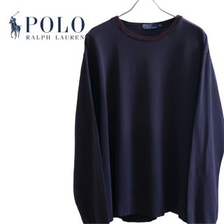 ポロラルフローレン(POLO RALPH LAUREN)のPolo 首リブ ロングスリープ ネイビー(ニット/セーター)