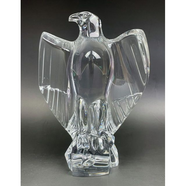 新品】バカラ 鷲 ワシ 鷹 鳥 置物 クリスタルガラス 大きい オブジェ