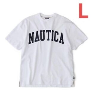 ノーティカ(NAUTICA)のNAUTICA ノーティカ　アーチ　ロゴ　Tシャツ　L(Tシャツ/カットソー(半袖/袖なし))