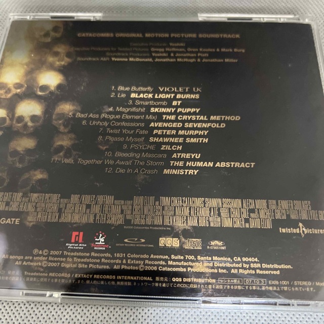 【中古】Catacombs/カタコンベ-日本盤サントラ CD エンタメ/ホビーのCD(映画音楽)の商品写真