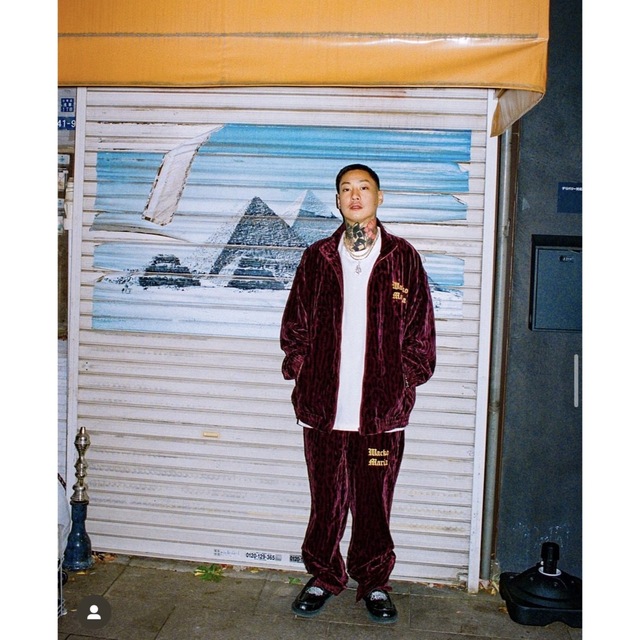 WACKO MARIA - LEOPARD VELVET JACKET 22ss セットアップの通販 by
