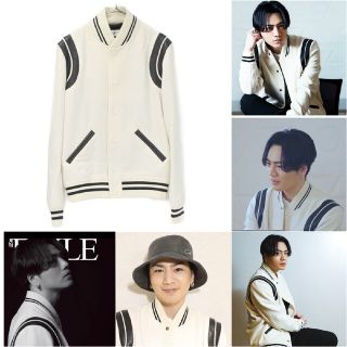 サンローラン(Saint Laurent)の登坂着 SAINTLAURENT PARIS サンローランパリ テディジャケット(スタジャン)