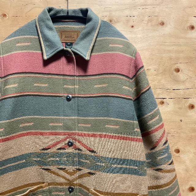 Ralph Lauren(ラルフローレン)のVINTAGE LAUREN NATIVE RUG JACKET メンズのジャケット/アウター(ブルゾン)の商品写真