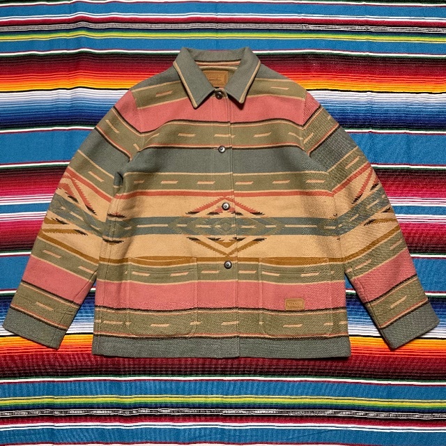 Ralph Lauren(ラルフローレン)のVINTAGE LAUREN NATIVE RUG JACKET メンズのジャケット/アウター(ブルゾン)の商品写真