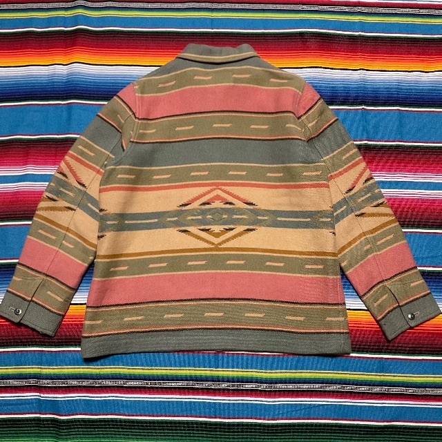 Ralph Lauren(ラルフローレン)のVINTAGE LAUREN NATIVE RUG JACKET メンズのジャケット/アウター(ブルゾン)の商品写真