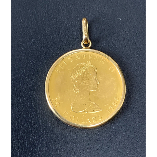 Shota様専用メイプルリーフ金貨 1/2オンス ペンダントトップ 【GINGER