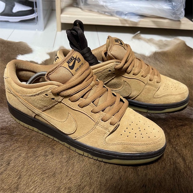 28cm NIKE SB DUNK LOW PRO WHEAT MOCHA