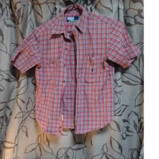 ポロラルフローレン(POLO RALPH LAUREN)の✿Polo★中古★半袖シャツ💙赤チェック140(ブラウス)