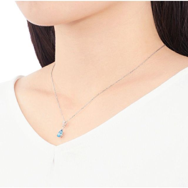 JEWELRY TSUTSUMI - 美品✨ K10 ホワイトゴールド ブルートパーズ 上品 ...