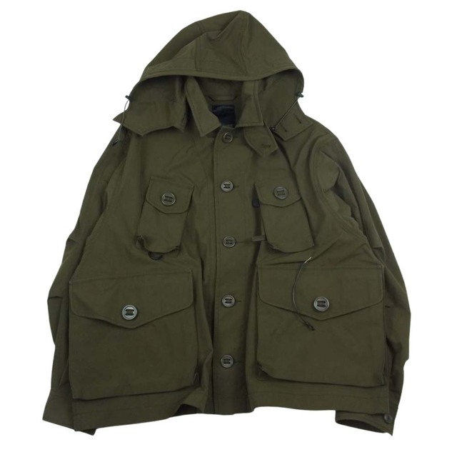 約64cm身幅ダイワ ピア DAIWA PIER 39 BJ-26022 Tech Canadian Fatigue Jacket テック カナディアン ファティーグ ジャケット カーキ系 S【美品】